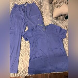 Blue Scrub Set